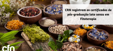 CRN registram certificados de pós-graduação lato sensu em Fitoterapia
