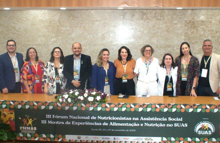 Atuação de nutricionistas na assistência social é tema central em encontro nacional